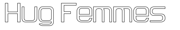 Hug Femmes font preview